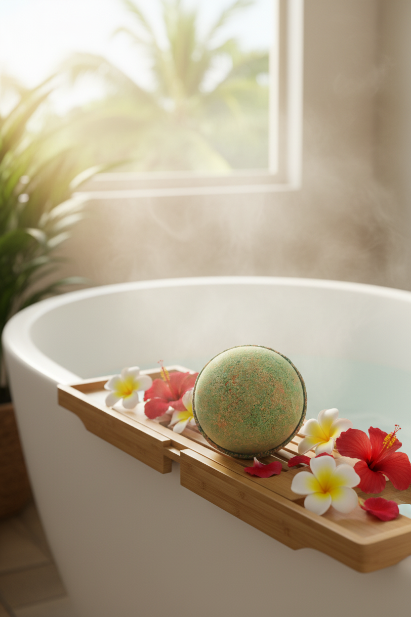 Hawaiian Mango Oasis Bath Bomb