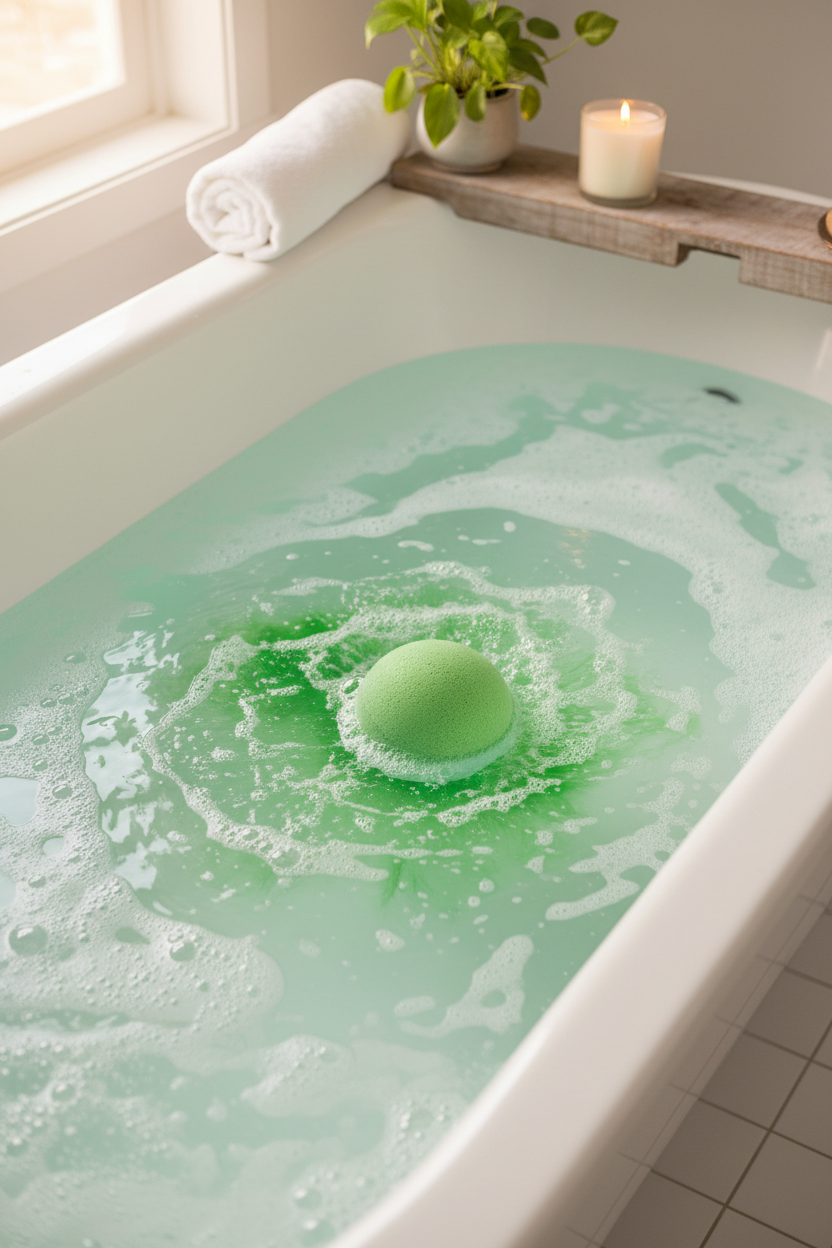 Peppermint & Tea Tree Bath Bomb