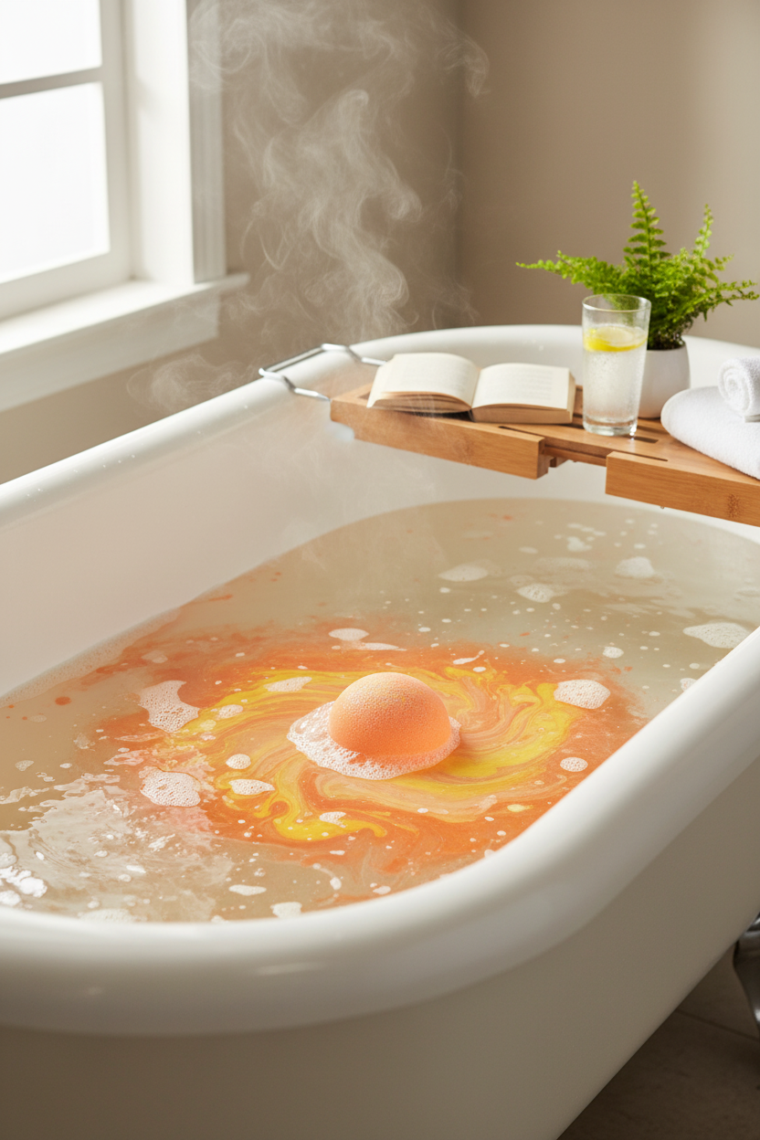 Tangerine Glow Bath Bomb