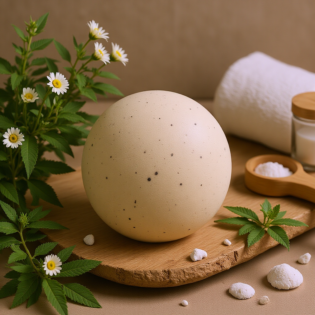 Silk & Vanilla Luxury Bath Bomb