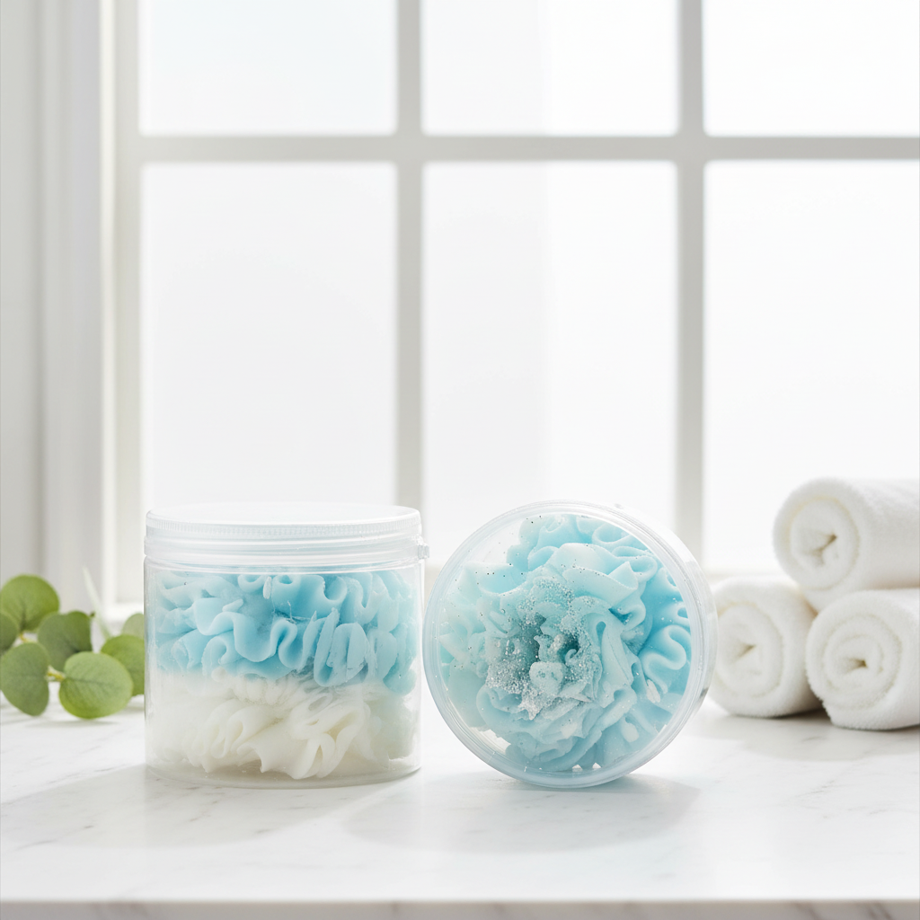 White Christmas Whipped Soap