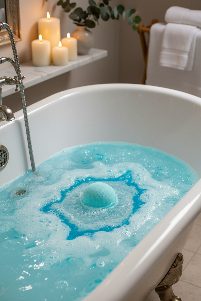 Blue Steel Masculine Bath Bomb