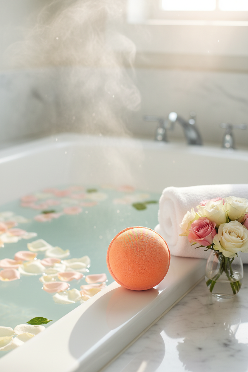 Tangerine Glow Bath Bomb