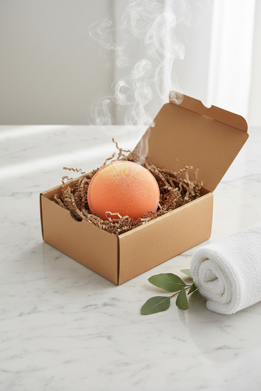Tangerine Glow Bath Bomb